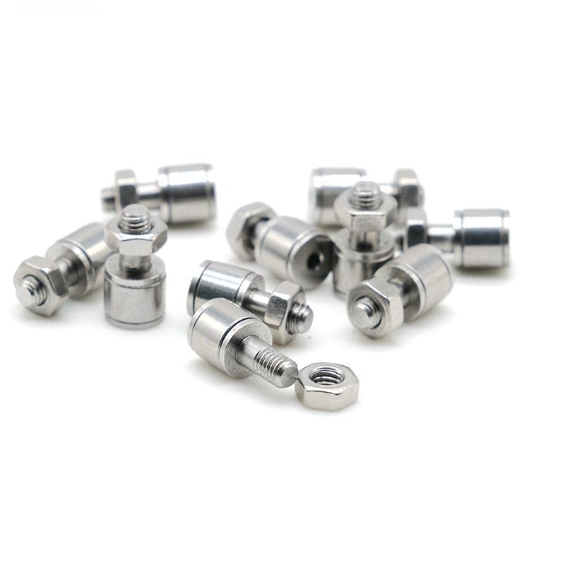 AXK 1Pcs SUS304 CFS2.5V (KR5) Stud Type Cam Follower, M2.5X5X9.5mm Stainless Steel Roller Bearing - Image 4